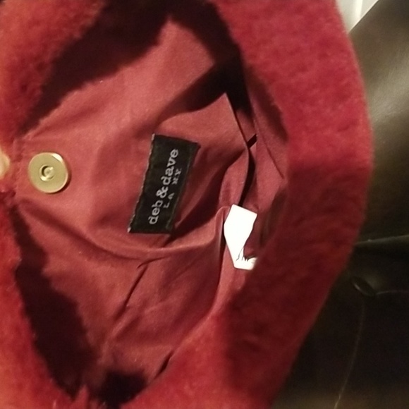 NWOT "Deb & Dave" Heart Shaped  Fur Crossbody added bonus mini crossbody😍 - Picture 3 of 5